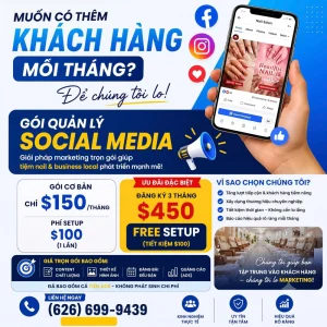 Gói Social Media pro - Mua bán / Thanh lý tại Rosemeed, CA, US