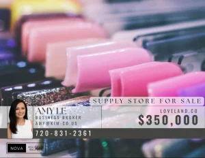 Sang Tiệm Nail Supply Colorado Độc Quyền Khu Vực Hàng Sẵn Hơn $450k Kèm Web E-Commerce - Bán Tiệm Nail tại Loveland, CO, US